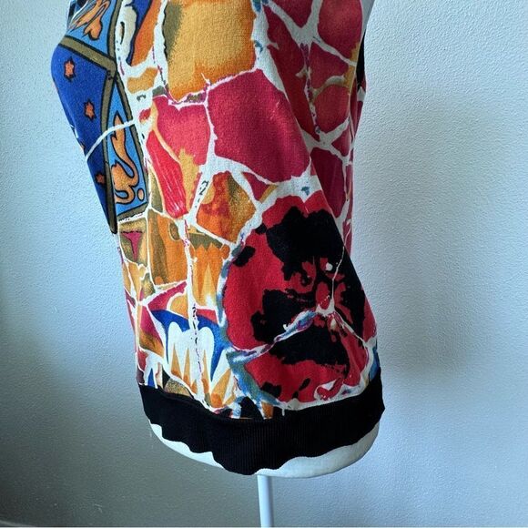 Peter Nygard Colorful Tank Top and Sweater Short Sleeve SZ S - Picture 9 of 11